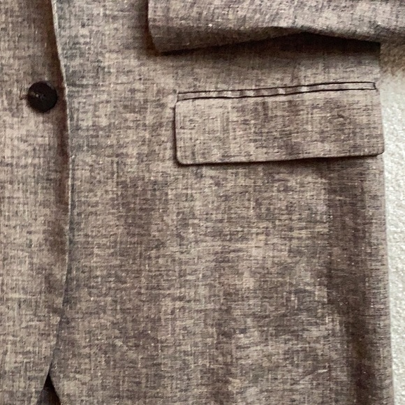 NEW THEORY TEXTURED LINEN JACKET Size 6 - Picture 3 of 9